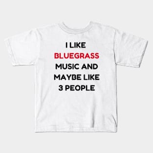 Funny bluegrass Music Lover Gift Idea 90s designs  vintage retro Kids T-Shirt